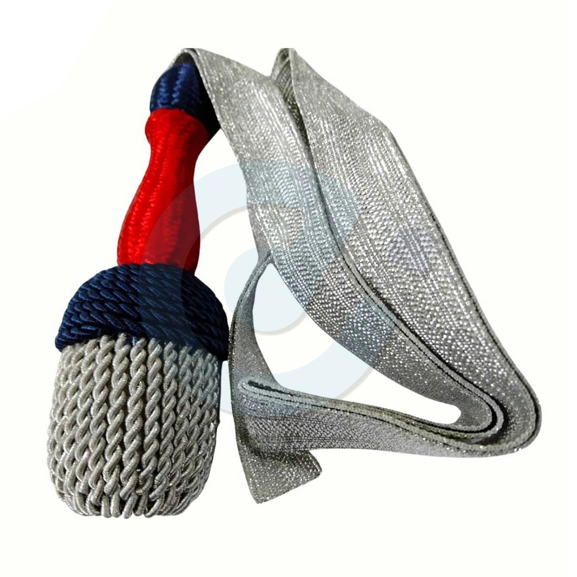 1 German Blue, Red and Grey Sword knot