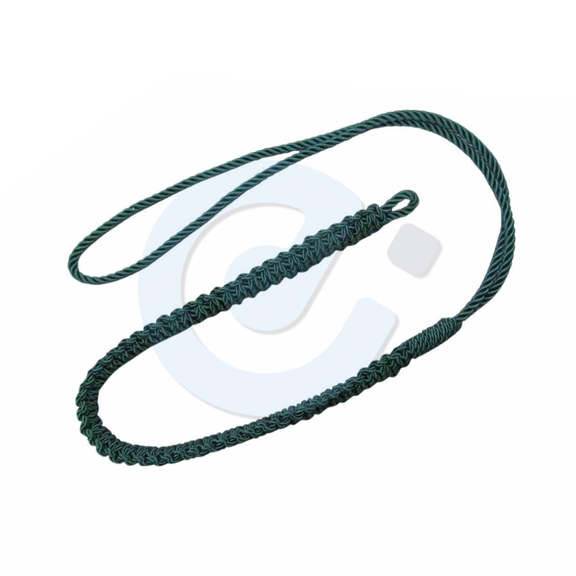 4 Silk Ceremonial Green Lanyard