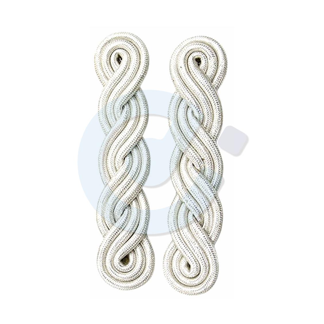 4 Silver Pairs of Shoulder Board