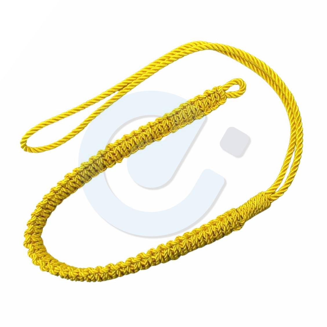 5 Silk Ceremonial Yellow Lanyard