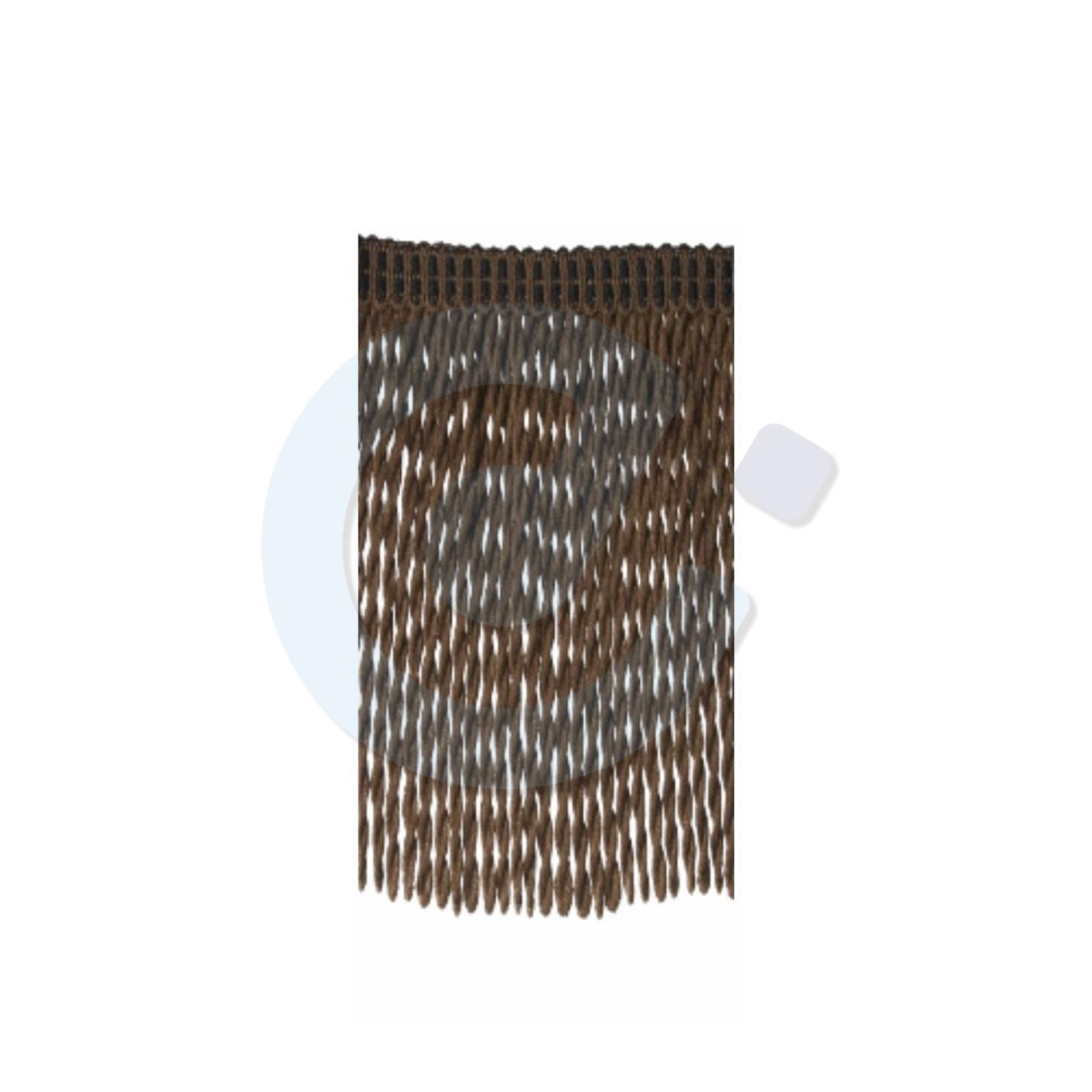 8 Houles Plaza Bullion Fringe in Darkish Brown