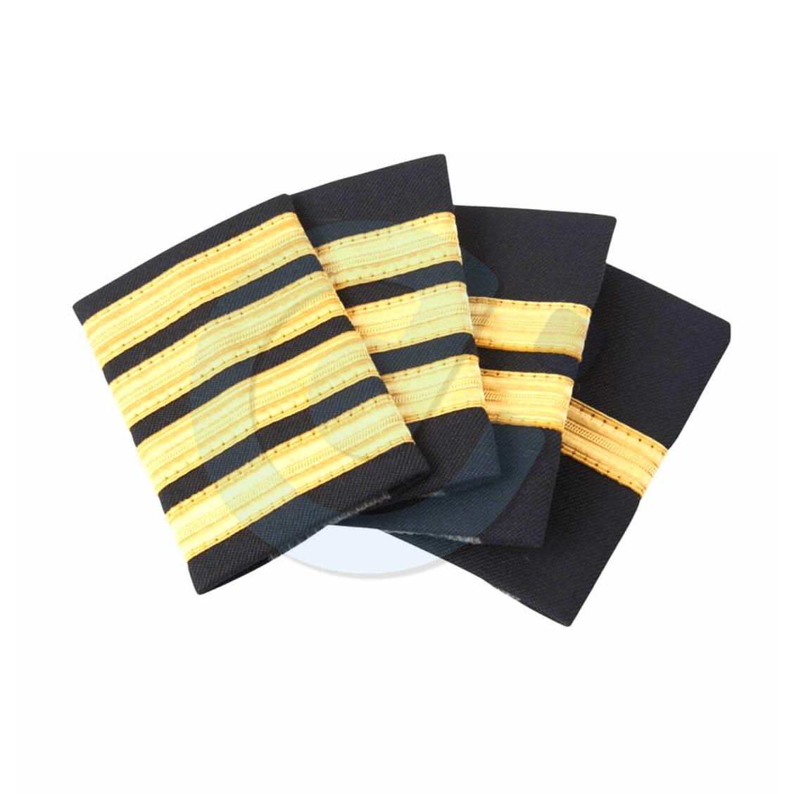 3 Navy Pilot Gold Epaulettes Shoulder
