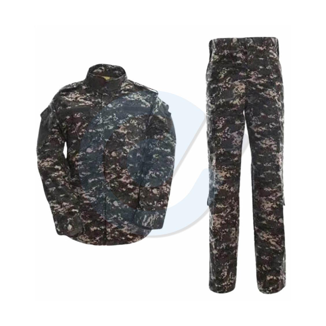 7 Camouflages Uniform in Brown and Olive Colour