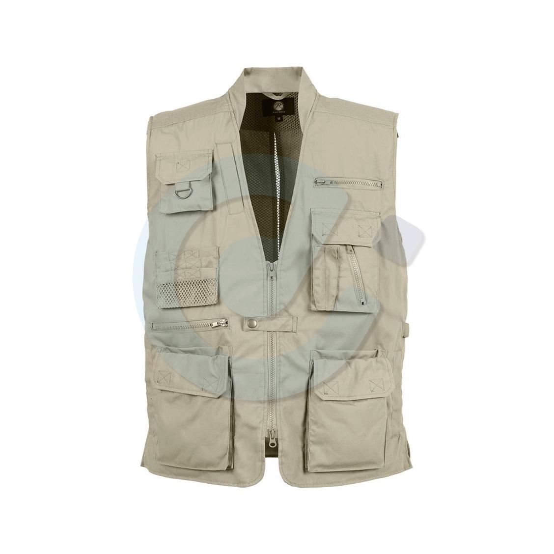 11 Lightweight Tactical Carry Vest Khaki front