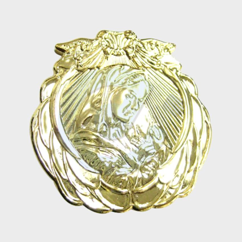 Gold Holi Metal Badge