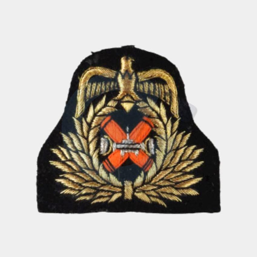 Kuwaiti Army Officer Bullion Military Cap Badge