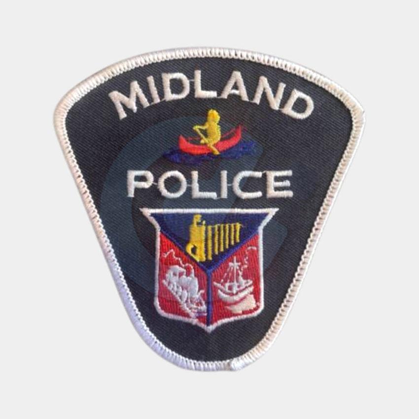 Midland Ontario Provincial Police Badge