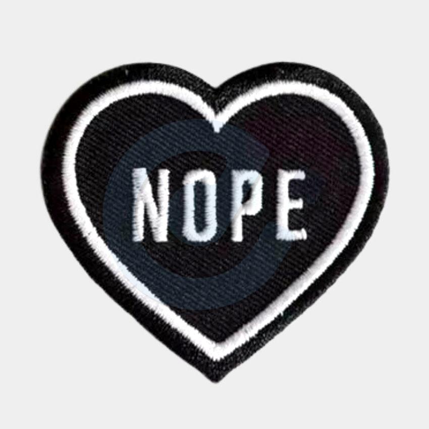 Nope Woven Patch