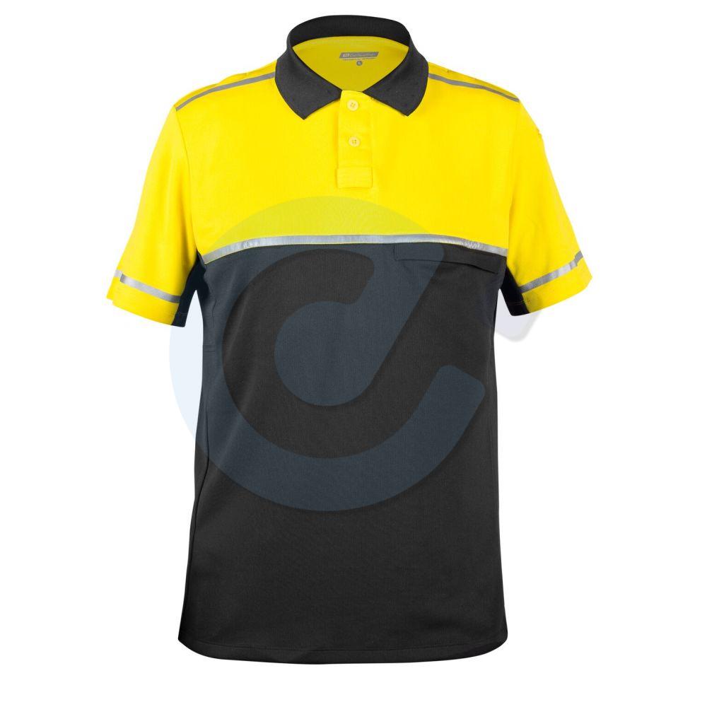 Patrol Polo Shirt Yellow Black